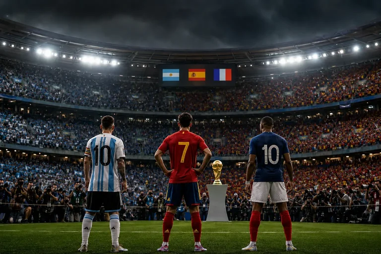 Argentina vs Spain vs France
